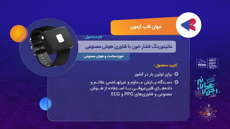 انتخاب محصول یکی از تیم های شتابدهنده فندیس به عنوان یکی از 8 محصول فناورانه برتر در اجلاس سالیانه پارک فناوری پردیس
