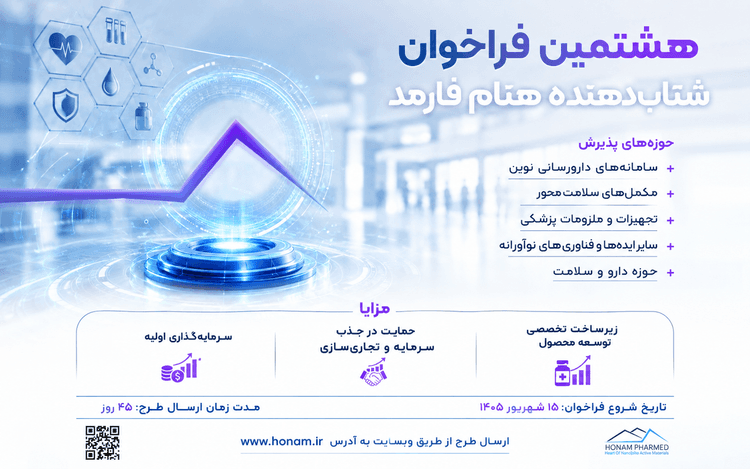 هشتمین فراخوان جذب استارتاپ شتابدهنده هنام فارمد منتشر شد